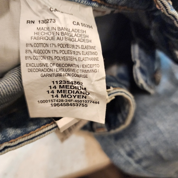 Women's Lee Legendary Mid-Rise Mom Jeans 14 Medium 90s Taper Retro Nwt - Picture 14 of 15